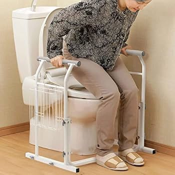 ポータブルトイレ 手すり付き 介護用品 iimono117 Amazon.co.jp: iimono117 ポータブルトイレ 高さ調整可能 42～55